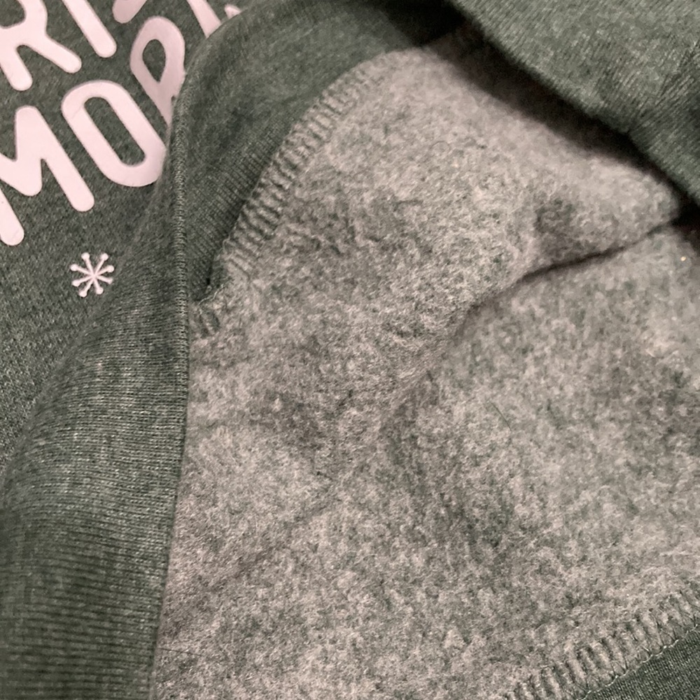 Green Christmas Morning Crew Crewneck 2T Toddler Baby Sweatshirt Pullover - Picture 3 of 4